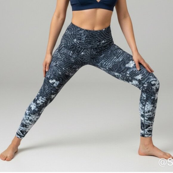 Lululemon Align Pant 28" Engineered High Rise Yoga Leggings Indigo Starlight 2 - Picture 1 of 9